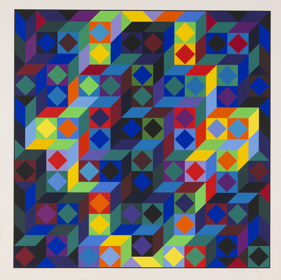 Victor Vasarely - Hommage a l’Hexagone