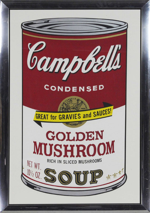 Andy Warhol - Golden Mushroom - Frame image
