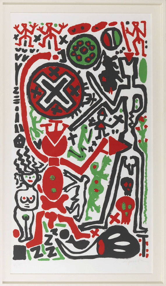 A. R. Penck (d.i. Ralf Winkler) - Ohne Titel - Frame image