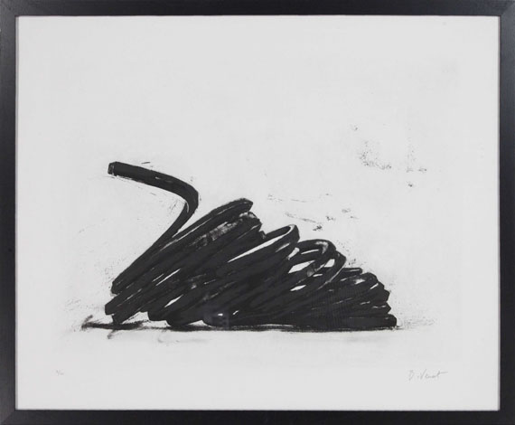 Bernar Venet - Effondrement Indeterminate Lines - Frame image