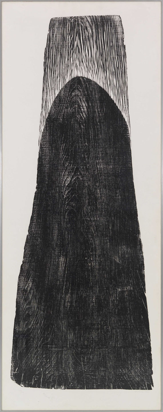 Hans Hartung - Gemeinschaftsarbeit mit Anna-Eva Bergman (1909-1987). H1973-24 / GB 42 1-1973 (2-teilig) - Frame image