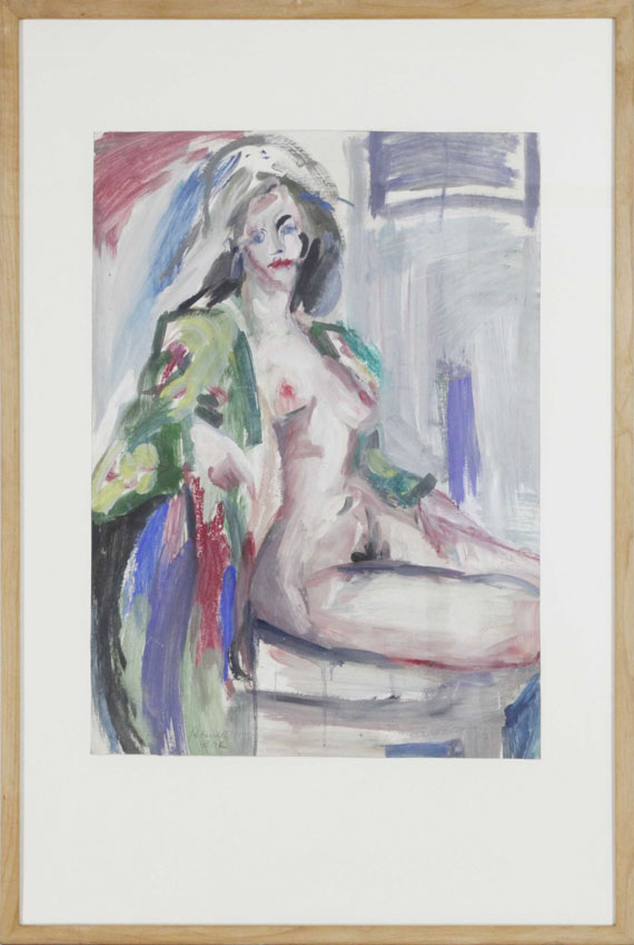 Rainer Fetting - Aktmodell - Frame image