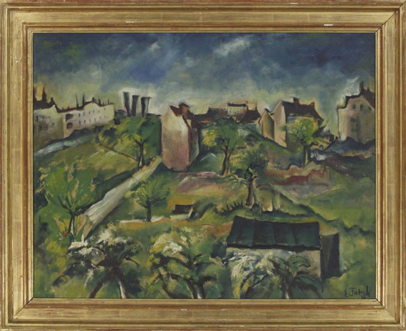 Ernst Fritsch - Vorstadtlandschaft - Frame image