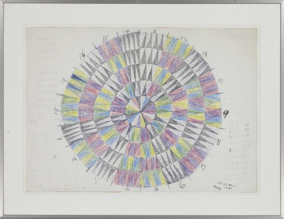 Alfred Jensen - Ohne Titel - Frame image