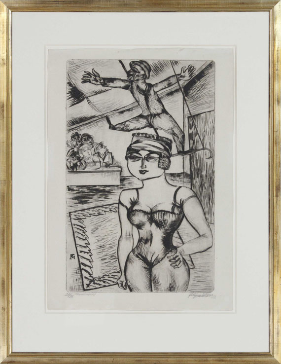 Conrad Felixmüller - Artistin - Frame image