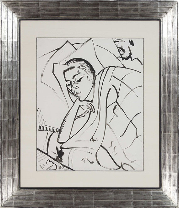 Erich Heckel - Schlafende - Frame image