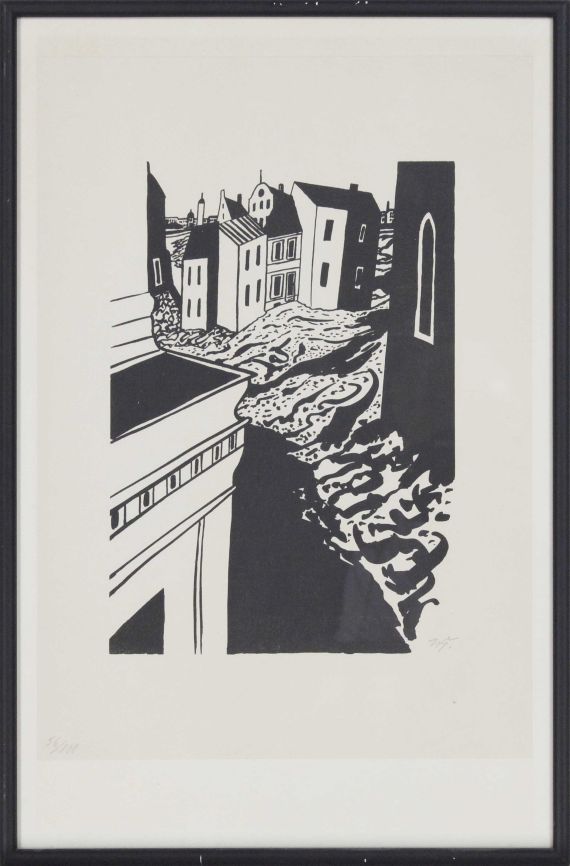 Werner Heldt - Häuser und Trümmer - Frame image