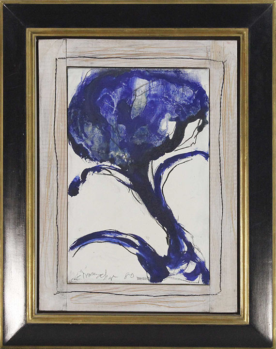 Emil Schumacher - Baum VII - Frame image