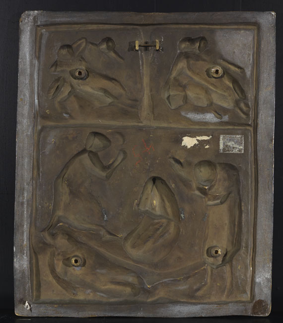 Ernst Barlach - Tod und Leben - Back side
