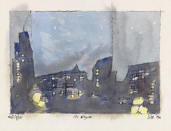 Lyonel Feininger - City Skyline