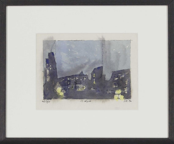 Lyonel Feininger - City Skyline - Frame image