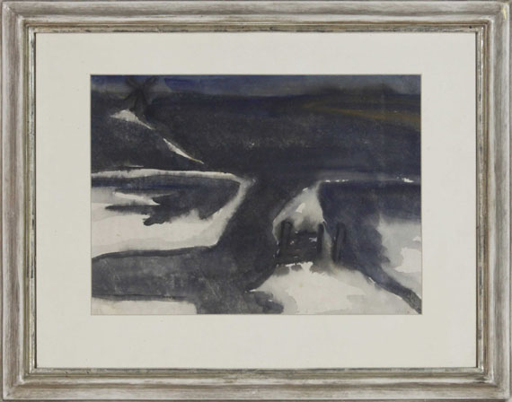 Emil Nolde - Marschlandschaft im Winter - Frame image