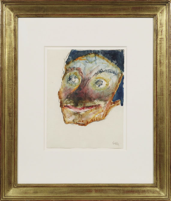 Emil Nolde - Apostelkopf - Frame image