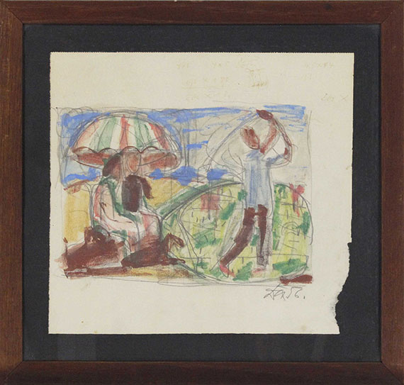 Otto Dix - Golfspieler - Frame image