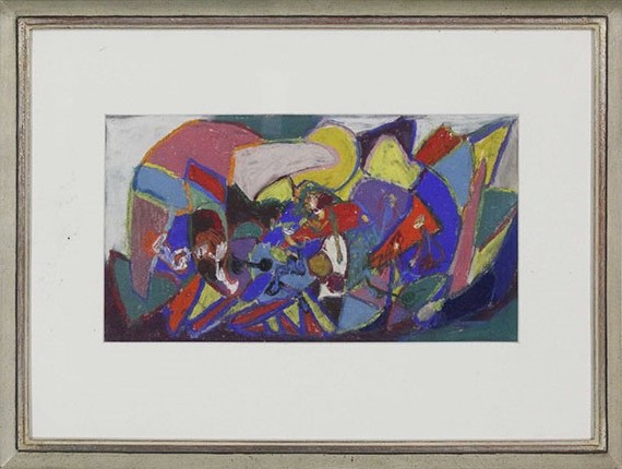 Adolf Hölzel - Figurenkomposition - Frame image