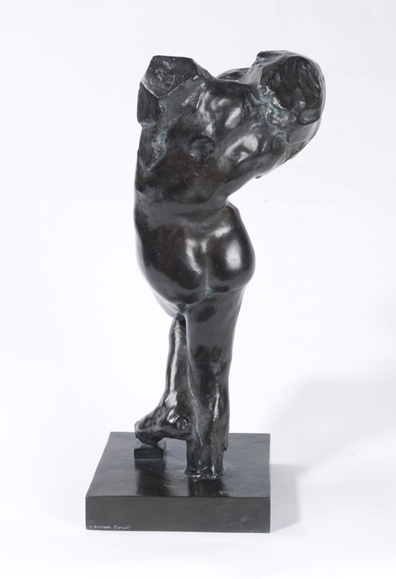 Auguste Rodin - La Méditation dite de la Porte - Back side