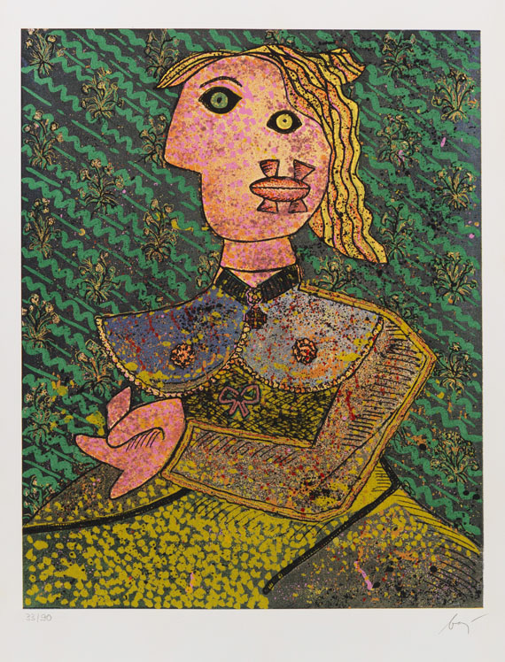  Konvolut - 17 Arbeiten aus Hommage à Picasso - 