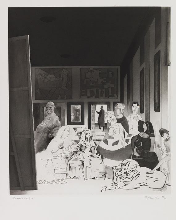  Konvolut - 17 Arbeiten aus Hommage à Picasso - 