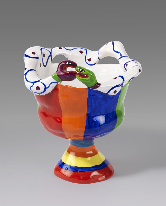 Niki de Saint Phalle - Vase au Serpent (Vase with Snake)