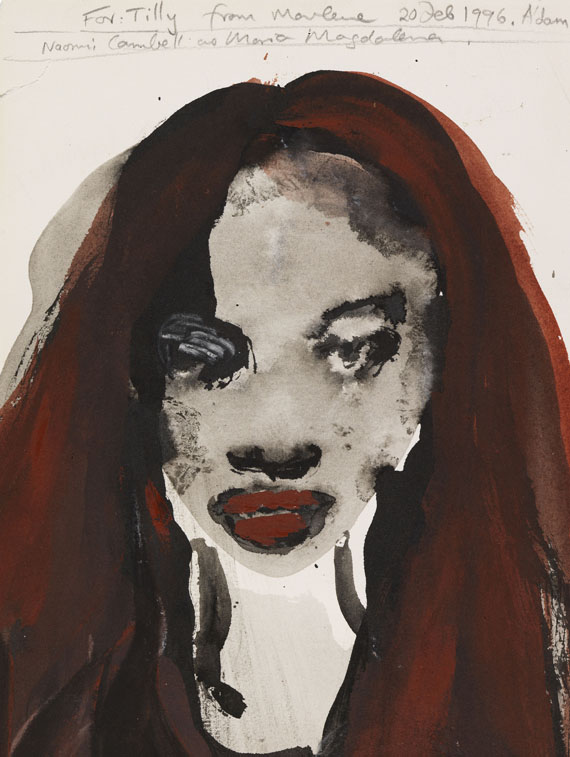 Marlene Dumas - Naomi Cambell as Maria Magdalena