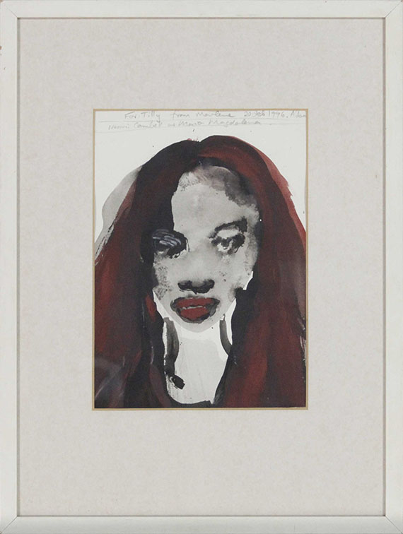 Marlene Dumas - Naomi Cambell as Maria Magdalena - Frame image