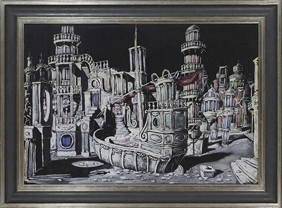 Domenico Gnoli - Scenografia fantasica - Frame image