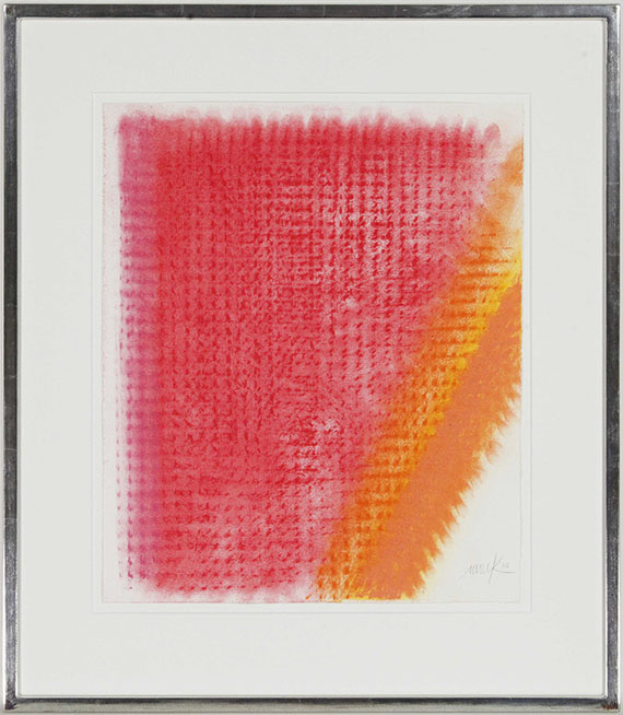 Heinz Mack - Farbchromatik (orange-rot) - Frame image