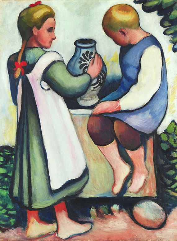 Macke - Kinder am Brunnen II