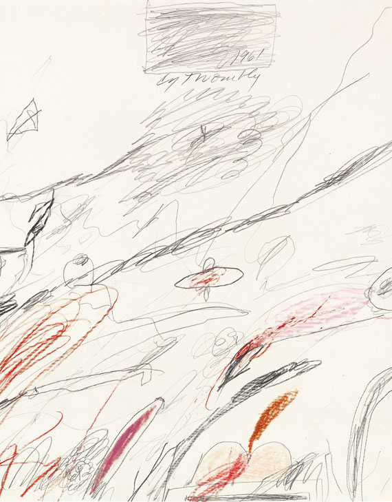 Cy Twombly - Untitled (Notes from a Tower) - 