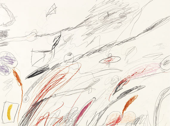 Cy Twombly - Untitled (Notes from a Tower) - 