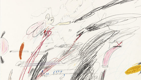 Cy Twombly - Untitled (Notes from a Tower)