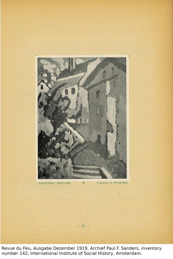 Wassily Kandinsky - Treppe zum Schloss (Murnau) - 