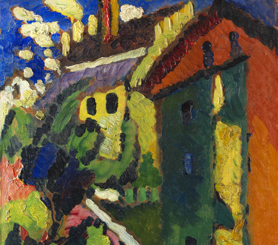 Wassily Kandinsky - Treppe zum Schloss (Murnau) - 