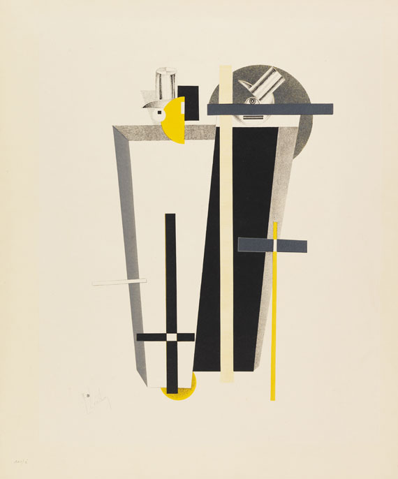 El Lissitzky - Plastische Gestaltung der elektro-mechanischen Schau «Sieg über Sonne» - 
