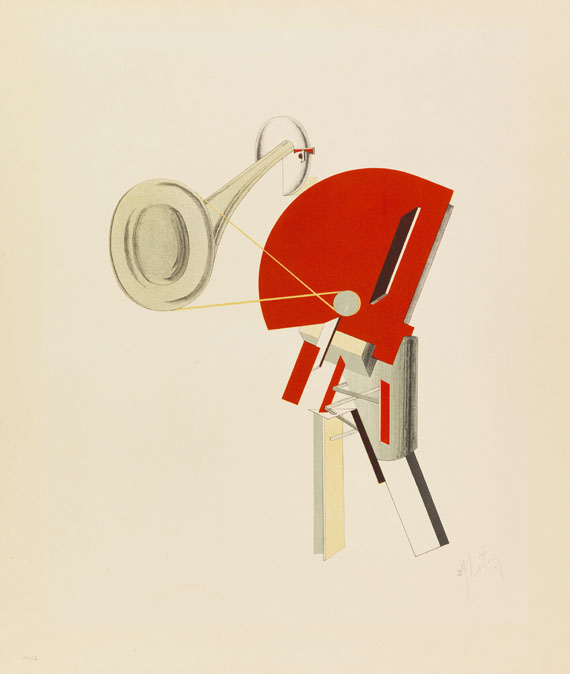 El Lissitzky - Plastische Gestaltung der elektro-mechanischen Schau «Sieg über Sonne» - 