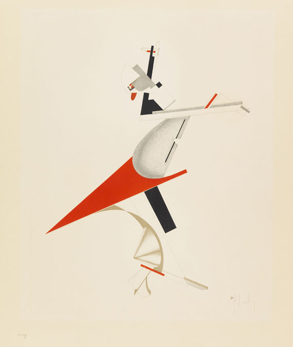 El Lissitzky - Plastische Gestaltung der elektro-mechanischen Schau «Sieg über Sonne» - 