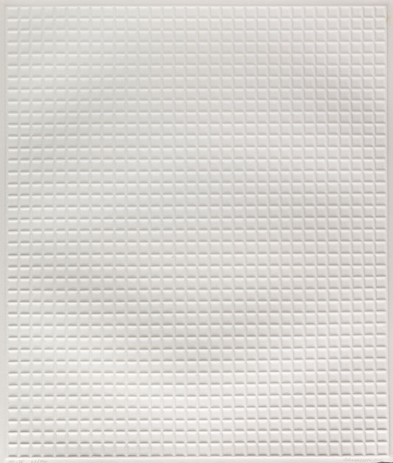 Jan Schoonhoven - Acht. 8 Zeichnungen und 8 Prägedrucke - 