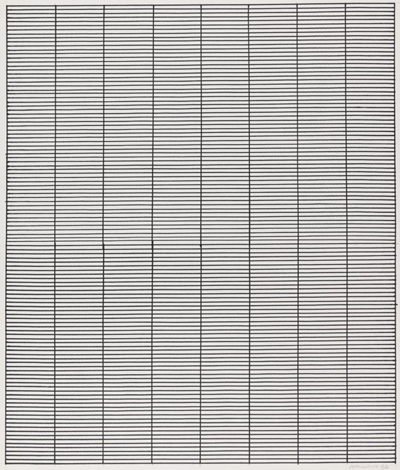Jan Schoonhoven - Acht. 8 Zeichnungen und 8 Prägedrucke - 