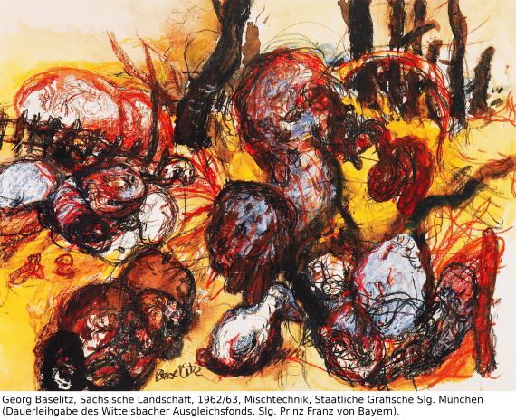 Georg Baselitz - Ohne Titel - 