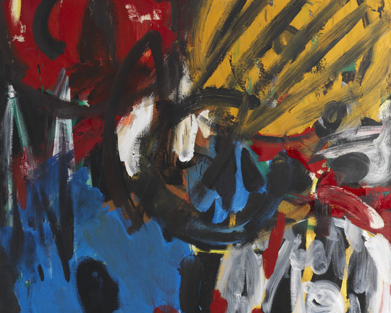 Ernst Wilhelm Nay - Mit gotischem Rot - 