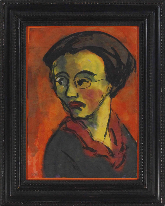 Emil Nolde - Frauenporträt - Johanna Schiefler - Frame image