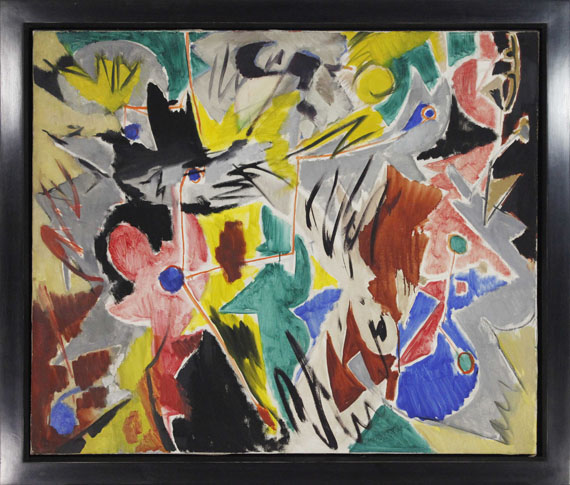 Ernst Wilhelm Nay - Lob des Grau - Frame image