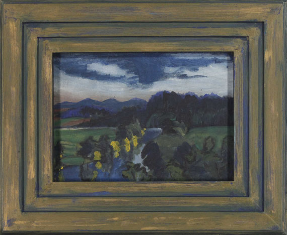 Ernst Ludwig Kirchner - Die Mulde bei Lichtenwalde - Frame image