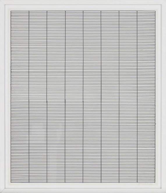 Jan Schoonhoven - Acht. 8 Zeichnungen und 8 Prägedrucke - Frame image