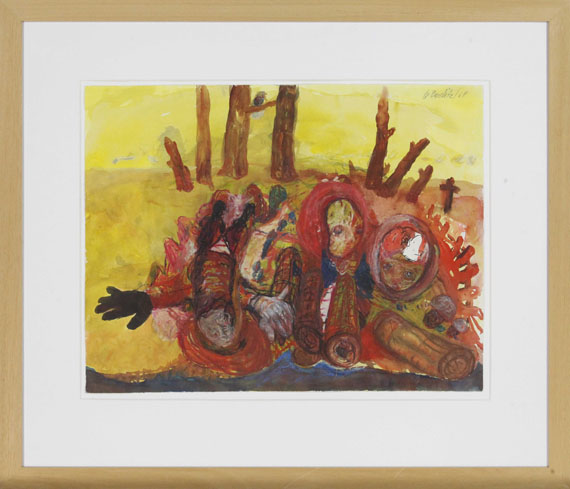 Georg Baselitz - Ohne Titel - Frame image