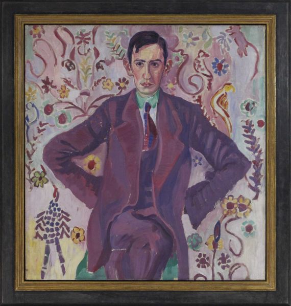 Heinrich Maria Davringhausen - Männliches Porträt - Frame image