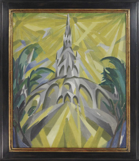 Heinrich Maria Davringhausen - Lourdes - Frame image