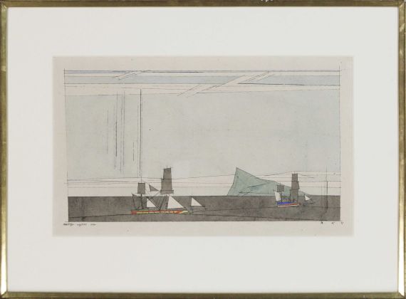 Lyonel Feininger - Magisches Meer - Frame image