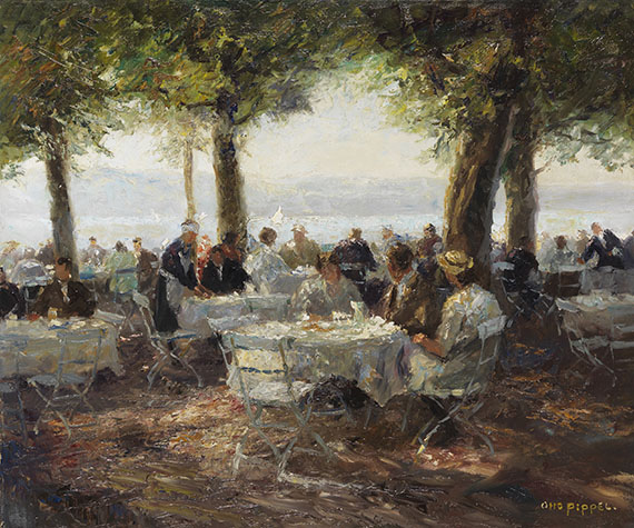 Otto Pippel - Kaffeegarten am Starnberger See