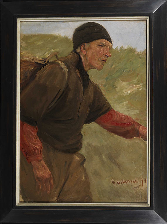 Max Liebermann - Schreitender Bauer - Frame image